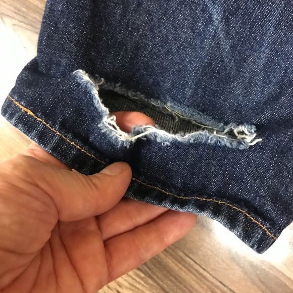 Volcom Straight Denim Jeans Mens Sz 32 X 33 Distressed - Picture 6 of 7